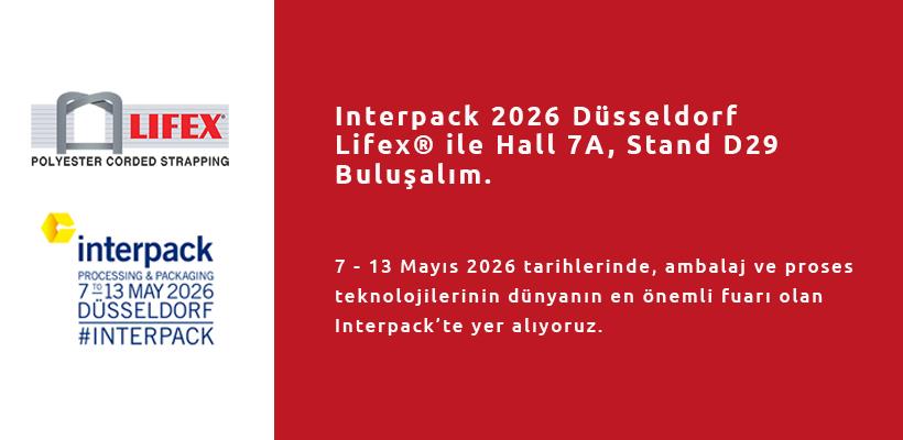 Interpack 2026 Düsseldorf – Lifex® İle Hall 7A, Stand D29’Da Buluşalım.
